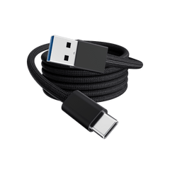 Rolio USB C to USB A cable - USB 3.2 - 10Gbps - Black - 1 meter