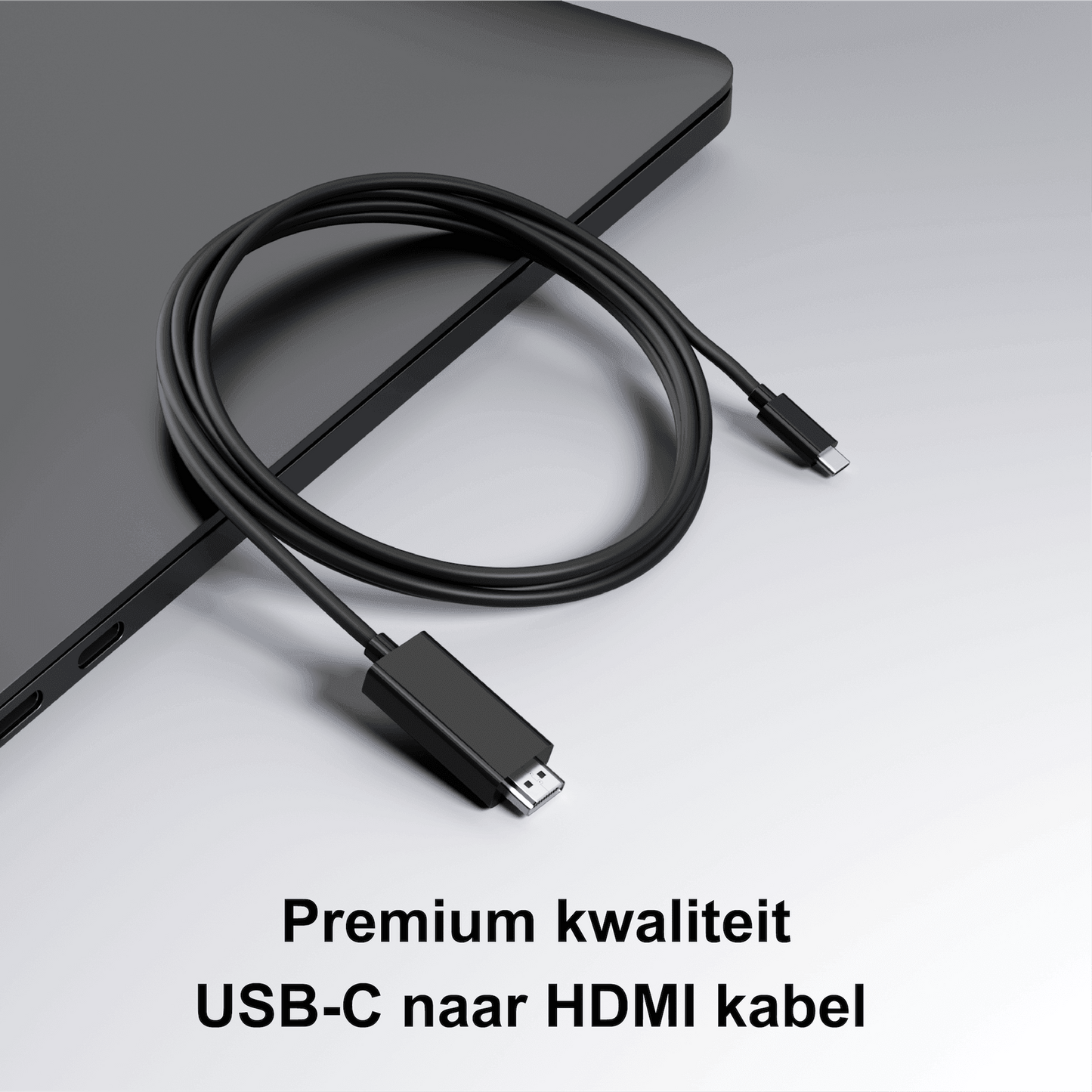 Rolio USB-C naar HDMI kabel - 4K - 60hz - 1 meter - Rolio