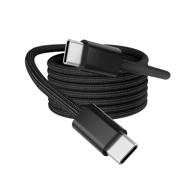 Rolio USB C Kabel - Magnetisch Oprollen - 1 Meter - 100W Oplaadkabel - Universeel - Rolio