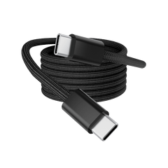 Rolio USB C Cable - Magnetic Roll-up - 100W Charging Cable - 1 Meter - USB C to USB C - Universal