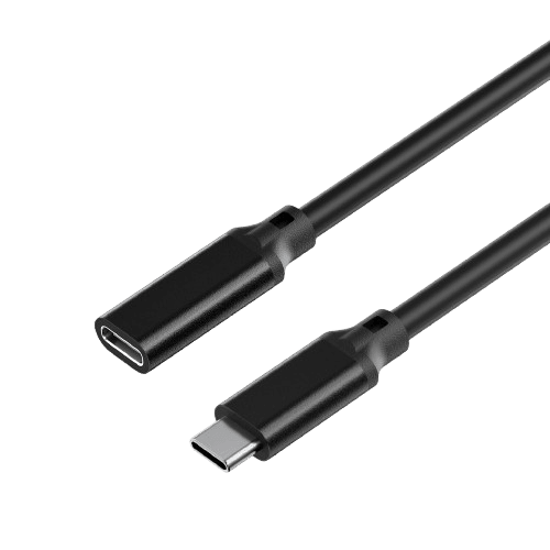Rolio USB C Verlengkabel - USB-C naar USB-C vrouwelijk - 1 Meter - Rolio