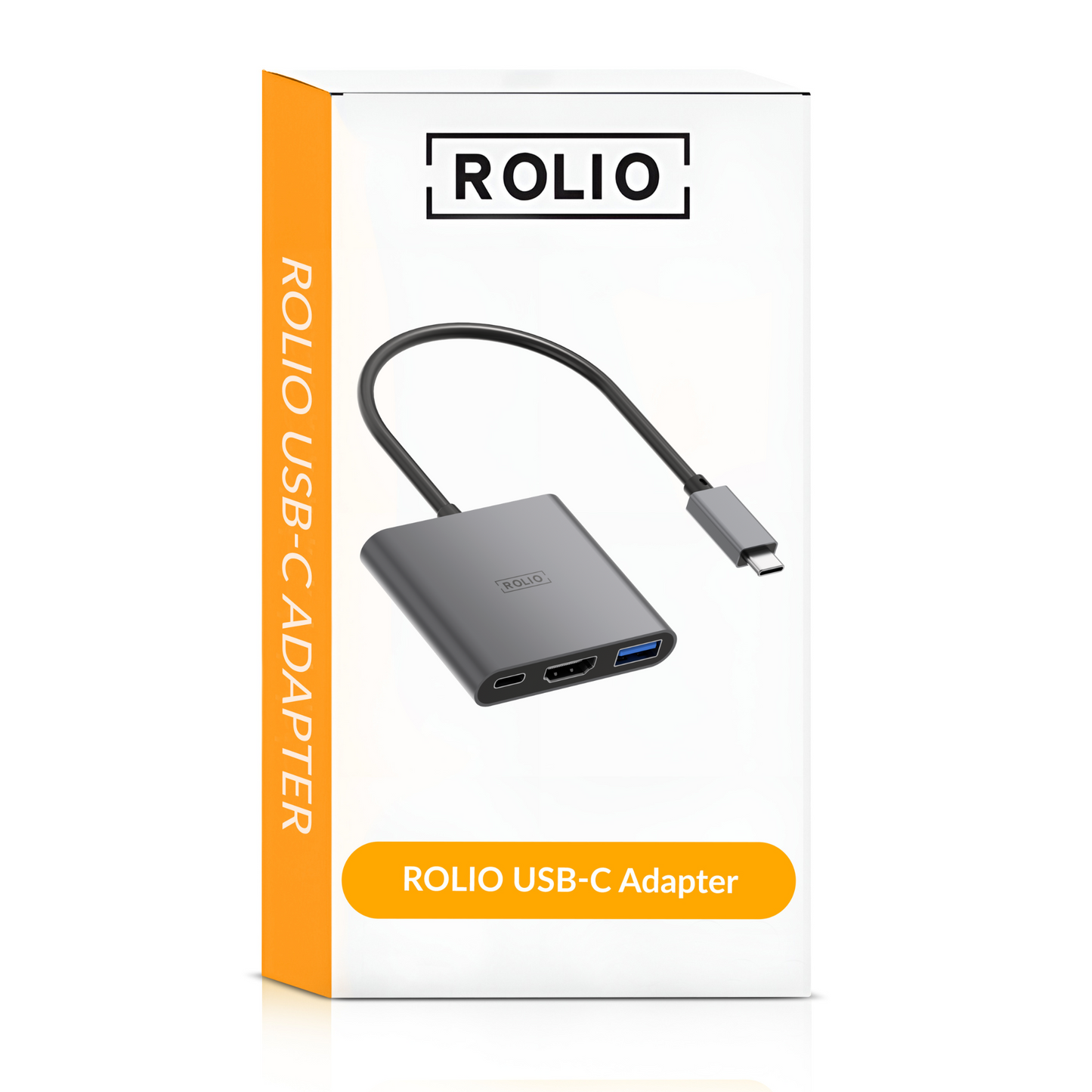 Rolio USB C naar HDMI Adapter - 3 in 1 - 4K HDMI - USB 3.0 - USB-C Opladen