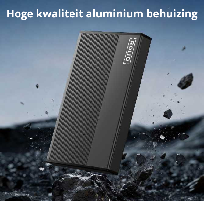Rolio Externe Harde Schijf - Pro - USB 3.0 - USB C - 500GB Opslag - 1Gbps