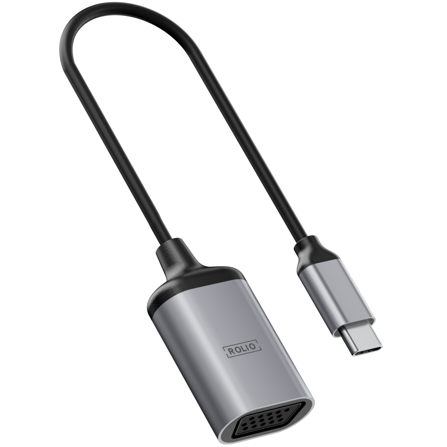 Rolio USB-C-Adapter – USB-C-auf-VGA-Adapter